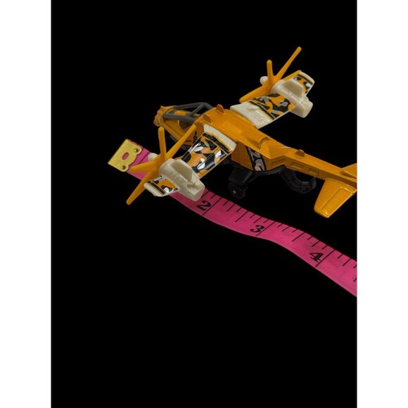 Mattel 2012 Sky Safari SB108 Orange/White Toy Helicopter Collectible Die-Cast Mo - Picture 9 of 9